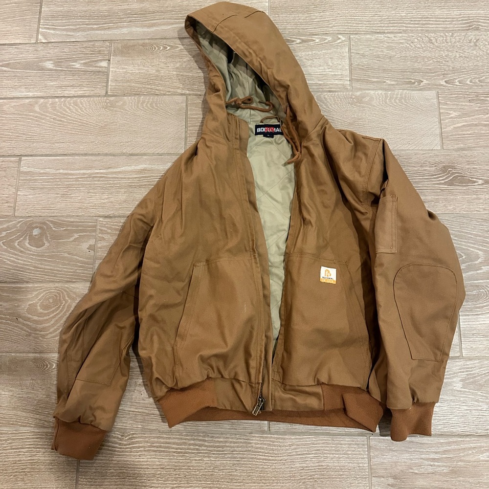 Brown Hooded Jacket